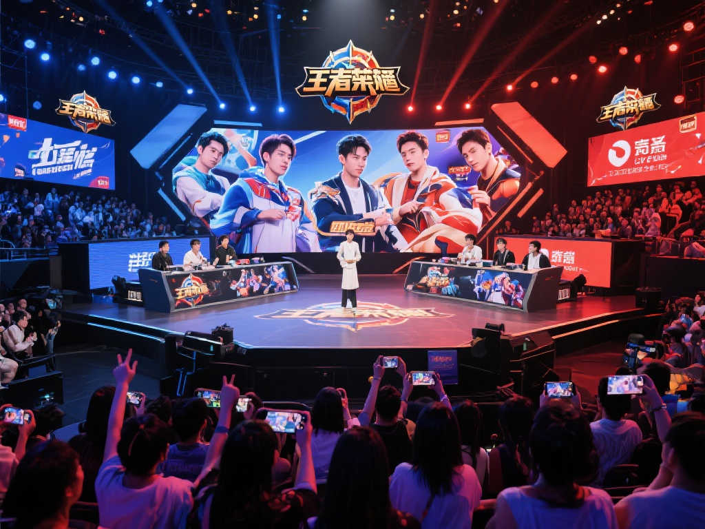 王者荣耀明星赛火爆，超百万观众在线围观